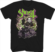 Buy Ghost - Fog T-Shirt - Small Black 