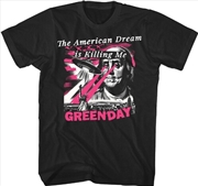 Buy Green Day - American Dream Abduction T-Shirt - Large Black 