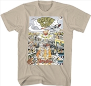 Buy Green Day - Dookie Color Scene T-Shirt - Medium Tan