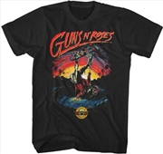 Buy Guns N' Roses - Skater T-Shirt - XL Black