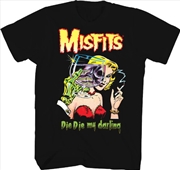 Buy Misfits - Die Die My Darling T-Shirt - Medium Black