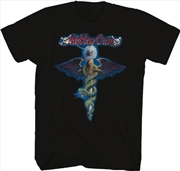 Buy Motley Crue - Dr. Feelgood Blue Dragon - T-shirt - Small - Black
