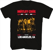 Buy Motley Crue - Girls Girls Girls - Los Angles Concert Live - T-shirt - Large - Black