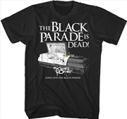Buy My Chemical Romance - Black Parade Coffin T-Shirt - XL Black