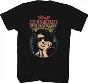 Buy Neil Diamond - Vintage Photo T-Shirt - Large Black