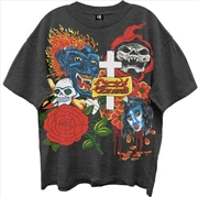 Buy Ozzy Osbourne - Tattoo Art - Giant Vintage T-shirt - Medium - Black