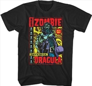 Buy Rob Zombie - Dragula Illustration T-Shirt - Large Black