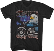 Buy Rob Zombie - Super Beast Bike T-Shirt - XL Black