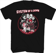 Buy System of a Down - Mushroom People T-Shirt - Large Black 