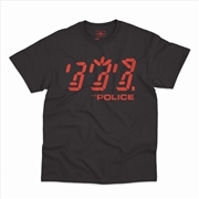 Buy The Police - Ghost in the Machine Album - Heavy Cotton T-Shirt - Large Black
