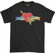 Buy Tom Petty and the Heartbreakers - Flying V Logo - Heavy Cotton T-Shirt - Large Black