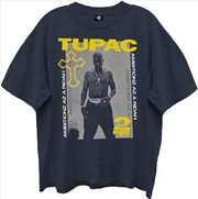 Buy Tupac - Collage Ambitionz - Giant Vintage T-shirt - 2X Large - Navy