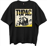 Buy Tupac - LA Photo & Signature - Giant Vintage T-shirt - 2X Large - Limo Black