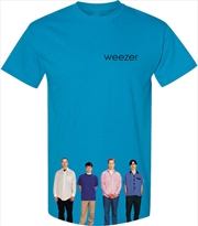 Buy Weezer - Blue Album - T-Shirt - Small (Royal Blue)