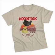 Buy Woodstock - Bird & Guitar - Heavy Cotton T-Shirt - XL Sand