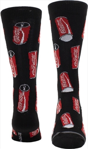 Buy Coca Cola - Black Cans - Crew Socks