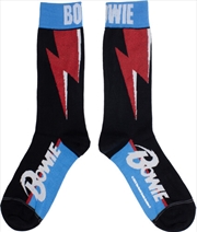Buy David Bowie - Red Flash - Crew Socks