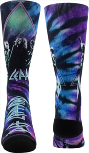Buy Def Leppard - Hysteria Tie Dye Sublimation - Crew Socks