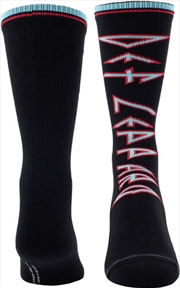 Buy Def Leppard - Sharp Text Logo - Crew Socks