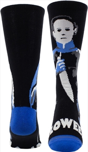 Buy Halloween 4 - Michael Blue Knife - Crew Socks