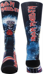 Buy Iron Maiden - Eddie Biker Dye Sublimation - Crew Socks