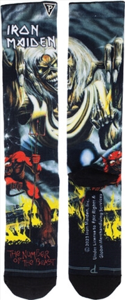Buy Iron Maiden - The Number of the Beast Dye Sublimation - Crew Socks