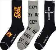 Buy Ozzy Osbourne - Volume - Crew Socks (3 Pack)