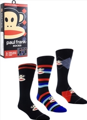 Buy Paul Frank - Crew Socks (Assorted Styles 3 Pack Gift Box)
