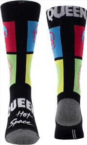 Buy Queen - Silhouette Multicolor Portraits - Crew Socks