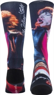 Buy Rolling Stones - Mick Live Red Scarf Dye Sublimation - Crew Socks