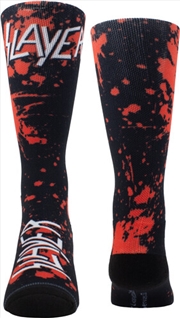Buy Slayer - Blood On Black Dye Sublimation - Crew Socks