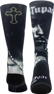 Buy Tupac - 2Pac Smoke Dye Sublimation - Crew Socks