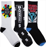 Buy Wheel of Fortune - Crew Socks (3 Pack)