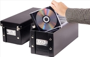 Buy Snap-N-Store - CD Storage Box 2-Pack - Black