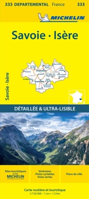 Buy Isere Savoie - Michelin Local Map 333