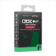Buy Palms Off Gaming - BLACKout Deck Sleeves - Japanese - 60pc - GREEN