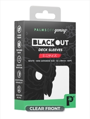 Buy Palms Off Gaming - BLACKout Deck Sleeves - Japanese - 60pc - WHITE