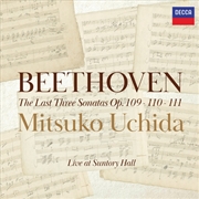 Buy Beethoven: Piano Sonatas Opp 109 110 & 111