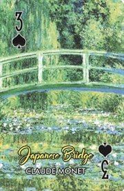 Buy Monet Japanese footbridge Playing Cards