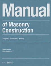Buy Manual of Masonry Construction