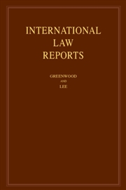 Buy International Law Reports: Volume 213
