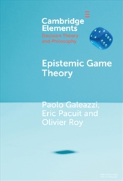 Buy Epistemic Game Theory