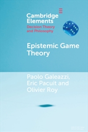 Buy Epistemic Game Theory