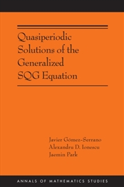 Buy Quasiperiodic Solutions of the Generalized SQG Equation