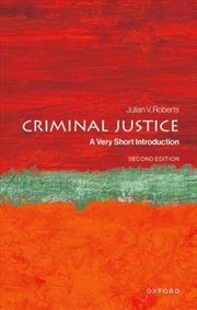 Buy Criminal Justice : A Very Short Introduction