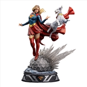 Buy Supergirl Movie - Supergirl & Krypto Art Scale 1/10 Statue