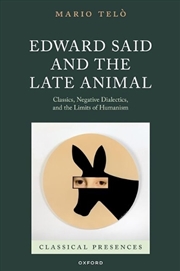 Buy Edward Said And The Late Anima