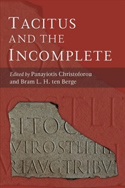 Buy Tacitus and the Incomplete