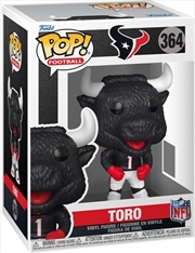 Buy NFL: Mascots - Houston Texans Toro Poe Pop! Vinyl