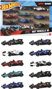 Buy Hot Wheels Formula 1 2025 10-Pack